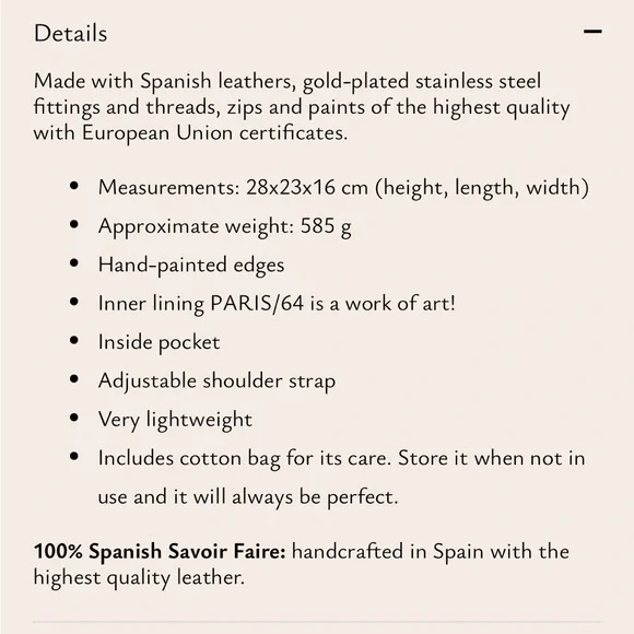 Paris 64 mini bucket purse cross body like new - Picture 3 of 5